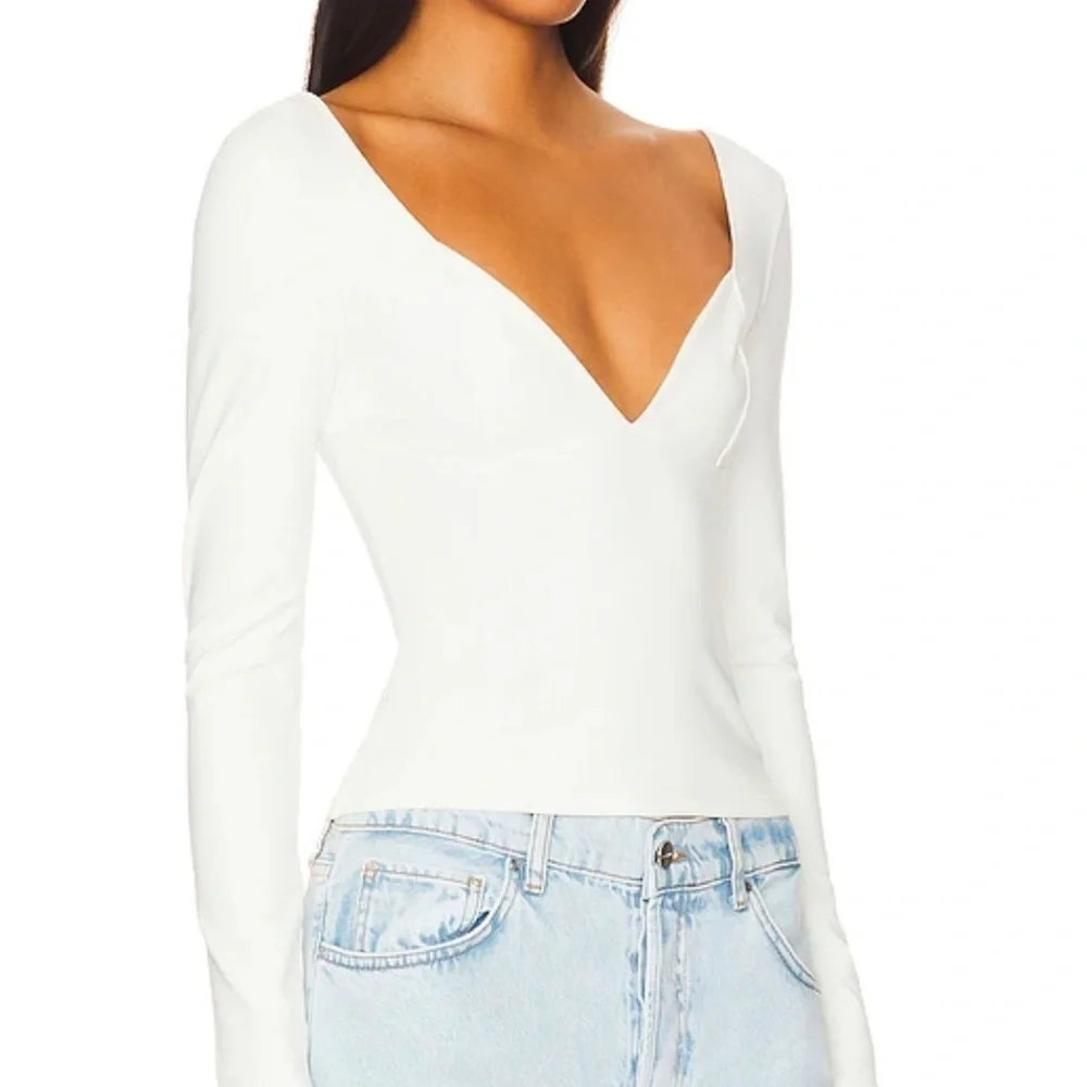 Free People x Intimately FP Duo Corset Long Sleeve Cami